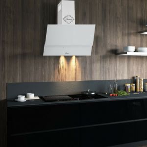 Gurari GCH D 268 WH Dunstabzugshaube 60cm 1000m³/h kopffreihaube Weiß Glas TouchControl