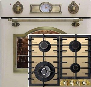 Kaiser Gas Herdset/Gasbackofen Einbaubackofen EG 6345 Em + Glaskeramik Gaskochfeld KCG 6355 ElfEm 60cm