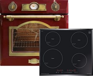 Kaiser Herdset Induktion Autark Kaiser Empire / Elektro Einbau Backofen Kaiser Eh 6355 RotEm + Induktionskochfeld 60 cm Kaiser KCT 6705 FI