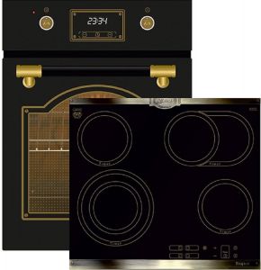 Kaiser  Backofen-Set EH 4796 AD Einbaubackofen+KCT 6385 Em Glaskeramik Kochfeld 60 cm