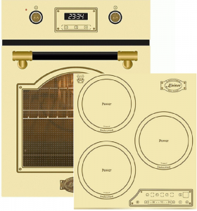 Kaiser Herd-Set EH 4796 ElfAD  Einbaubackofen +KCT 4795 FI ElfAD Induktionskochfeld