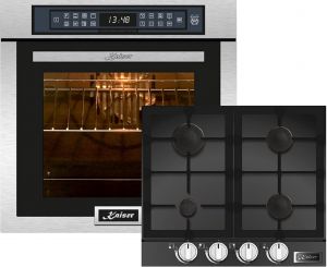 Kaiser  Backofen-Set EH 6306 R Einbaubackofen + KCG 6387 Gaskochfeld