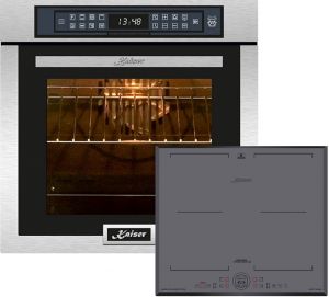 Kaiser  Induktions Herd-Set EH 6306 R Einbaubackofen + KCT 6730 FIG Induktionskochfeld