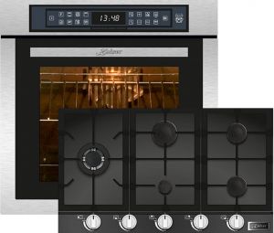 Kaiser Herd Set/ Kaiser EH 6306 R / Einbaubackofen 60 cm + KCG 9387 / Gaskochfeld 86 cm
