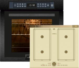 Kaiser Herd-Set EH 6306 RS Einbaubackofen+KCT 6745 FI ElfAD Induktionkochfeld