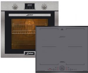 Kaiser Herd-Set  EH 6323 Edelstahl Einbau Backofen 79L + KCT 6730 FIG  Induktionskochfeld 60cm