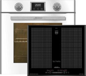 Kaiser Herd-Set EH 6326 W Einbaubackofen+ KCT 67 FIN La Perle Induktionskochfeld 60 cm