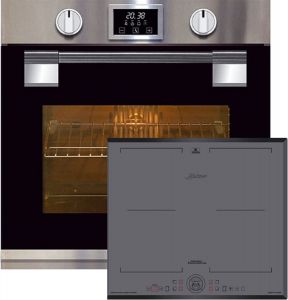 Kaiser Herd-set ,Elektro Pyrolyse Backofen  EH 6337+KCT 6730 FIG Induktionskochfeld 60 cm 