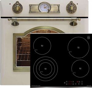Kaiser  Herd-set / Elektro Einbau Backofen EH 6355 ElfEm 67L + KCT 6703 F   Glaskeramik Kochfeld 60 cm