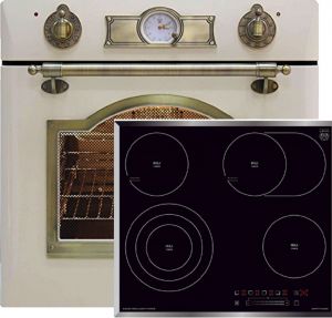 Kaiser  Herd-set / Elektro Einbau Backofen EH 6355 ElfEm 67L + KCT 6715 F   Glaskeramik Kochfeld 60 cm