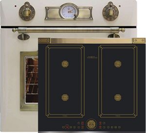 Kaiser  Herd-set / Elektro Einbau Backofen EH 6355 ElfEm 67L + KCT 6745 FI AD    Induktions Kochfeld 60 cm