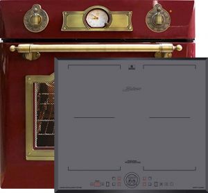 Kaiser Herd-set / Elektro Einbau Backofen EH 6355 RotEm 67L +  KCT 6730 FIG  Induktions Kochfeld 60 cm