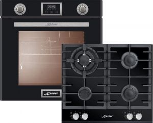 Kaiser Herdset  EG 6374 Sp Gasbackofen + KCG 6380  Gaskochfeld 60 cm