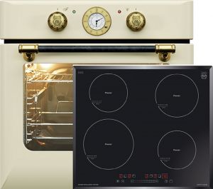 Kaiser Herd Set EH 6432 ElfBE Eco EinbauBackofen + KCT 6705 FI  Induktions Kochfeld 60 cm