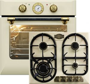 Kaiser Herd Set EH 6432 ElfBE Eco EinbauBackofen + KG 6325 ElfEm Gaskochfeld