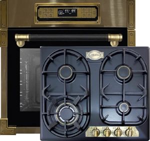 Kaiser Herd-Set EH 6726 AD Einbaubackofen+ KG  6325 Em Gaskochfeld 60 cm