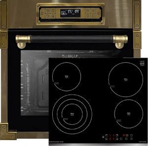 Kaiser Herd-Set EH 6726 AD Einbaubackofen+KCT 6703 F  Glaskeramik Kochfeld 60 cm 