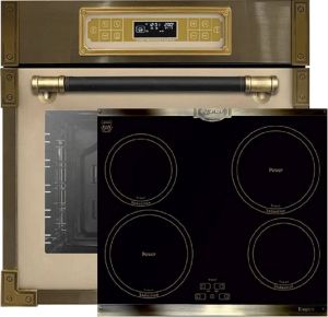 Kaiser Herd-Set EH 6726 ElfAD Einbaubackofen+KCT 6395 IEm  Induktionskochfeld 60 cm