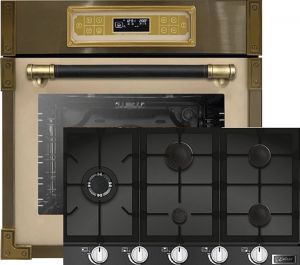 Kaiser Herd-Set EH 6726 ElfAD Einbaubackofen+KCG 9387 Turbo Gaskochfeld 86 cm