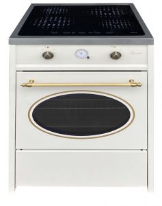 GURARI GCH E 612 Cr r Induktions Standherd 60 cm, Induktion, Retro, Creme, Range Coocker