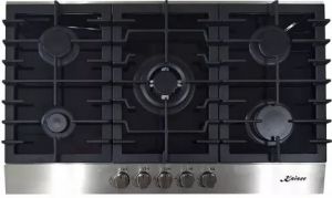 Kaiser KCG 9386 Turbo Glaskeramik Gaskochfeld 86 cm 5 Brenner 3,8 KW WOK