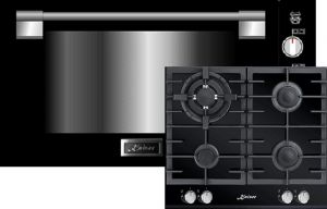 Kaiser Herd Set EG 9371 Einbau Gas Backofen 90 cm 98 L +KCG 6380 Gaskochfeld 60 cm