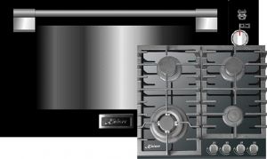 Kaiser Herd Set EG 9371 Einbau Gas Backofen 90 cm 98 L +KCG 6383 Gaskochfeld 60 cm