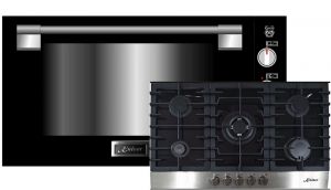 Kaiser Herd Set EG 9371 Einbau Gas Backofen 90 cm 98 L +KCG 9386 Gaskochfeld 86 cm