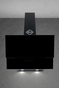 Gurari GCH D 268 BL Prime Dunstabzugshaube 80cm 1000m³/h kopffreihaube Schwarz Glas TouchControl