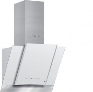 Kaiser AT 6438 FW ECO Dunstabzugshaube 60cm kopffrei EEK:A Wandhaube  Weiß Glas 910m³/h TouchControl