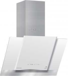 Kaiser AT 8438 FW ECO  Dunstabzugshaube 80cm kopffrei EEK:A Wandhaube Weißglas 910m³/h TouchControl