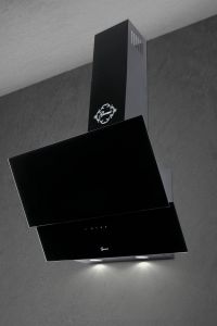 Gurari GCH D 268 BL Prime Dunstabzugshaube 90cm 1000m³/h kopffreihaube Schwarz Glas TouchControl