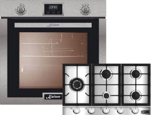 Kaiser Gas Herdset Autark/Kaiser Eg 6372 Einbau Gasbackofen/Kaiser KG 9357 Edelstahl Gaskochfeld 90 cm