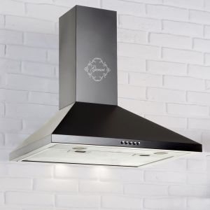 Gurari GCH C 147 BL 5 Dunstabzugshaube 50cm 1000m³/h Wandhaube Schwarz