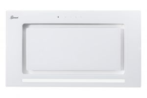 Gurari  GCH D E 217 WH Einbau Dunstabzugshaube Deckenhaube 52cm 1000m³/h Weißglas Lüfterbaustein