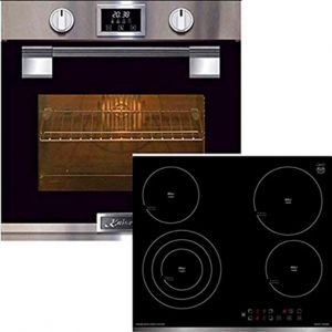Kaiser Herd-set ,Elektro Pyrolyse Backofen  EH 6337+KCT 6703 F  Glaskeramik Kochfeld 60 cm 