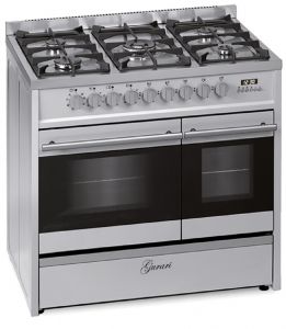 Gurari GCH E 916 X Edelstahl Gas Elektro Standherd 90 cm 89 L Range Coocker
