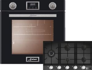 Kaiser Gas Herdset Autark Kaiser Eg 6374 Sp Einbau Gasbackofen Kaiser KCG 9387 Glaskeramik Gaskochfeld 90 cm