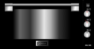 Kaiser EG 9371 Einbau Gas Backofen 90 cm 98 L autark Grill Selbstreinigung  Schwarz Glas
