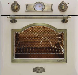 Kaiser EH 6355 ElfEm Einbau Backofen,Elektro,Retro, Autark, 60cm, 67L, 8 Funktionen,Elfenbein