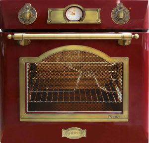 NEUHEIT Kaiser Empire EH 6355 RotEm Elektro Einbau Backofen Autark 60cm 67L 8 Funktionen in ROT
