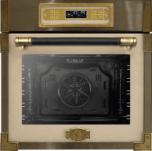 Kaiser EH 6726 ElfAD Retro Einbau Backofen 80L Elfenbeinfarbiges Glas 60 cm
