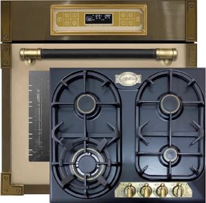 Kaiser Herd-Set EH 6726 ElfAD Einbaubackofen+KG 6325 Em Gaskochfeld 60 cm