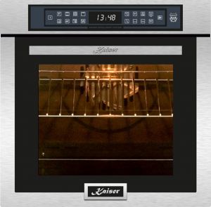 Kaiser EH 6306 R Edelstahl Einbau Backofen 79L Temperatursonde – Bratautomatik 15 Fkt. Grill Air fryer Full Touch 60  cm