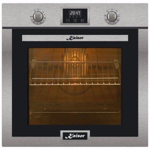 Kaiser EH 6323 Edelstahl Einbau Backofen 79L  Drehspieß 60 cm