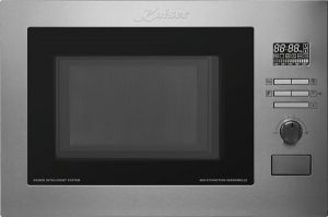 Kaiser EM 2520 Einbau Mikrowelle 60cm Edelstahl  mit Heißluft und Grill Logic control