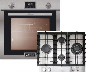 Kaiser Gas Herdset Autark/Kaiser Eg 6372 Einbau Gasbackofen/Kaiser KG 6364 Edelstahl Gaskochfeld 60 cm