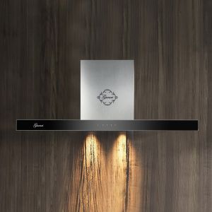 Gurari GCH F 462 IS 9  PRIME Dunstabzugshaube 90cm 1000m³/h Wandhaube Schwarz Glas Edelstahl TouchControl
