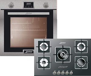 Kaiser Gas Herdset Autark/Kaiser Eg 6372 Einbau Gasbackofen/Kaiser KCG 8382 Gaskochfeld 77 cm