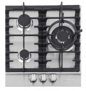 Kaiser KG 4354 Turbo Edelstahl Gaskochfeld 45cm 3 Brenner Autark